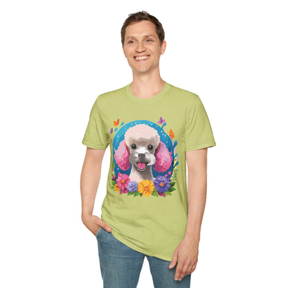 Dog Shirt With Animals Unisex Softstyle Tee 100 Percent Cotton Gildan 64000