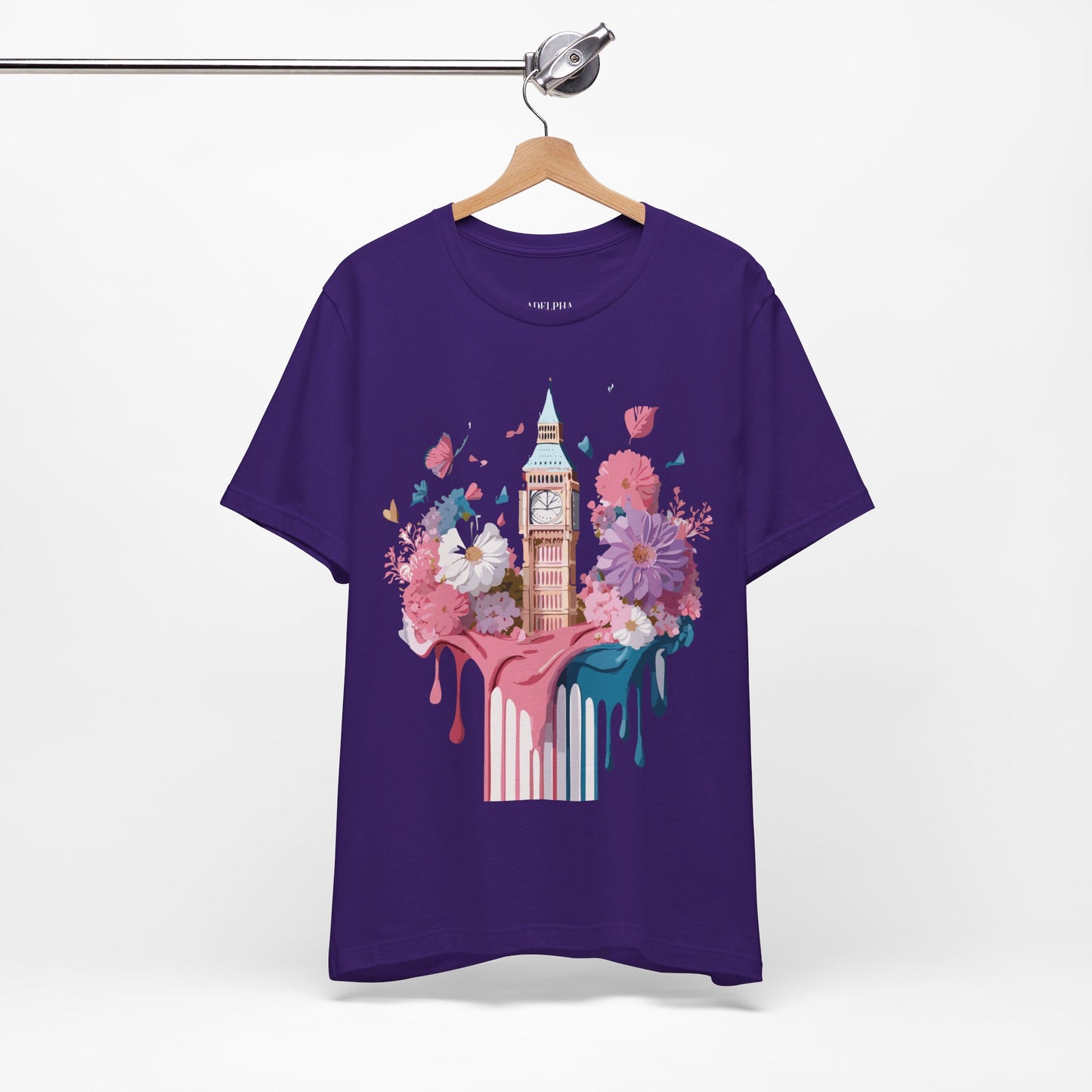 Natural Cotton Tee Shirt - Beautiful Places Collection - London