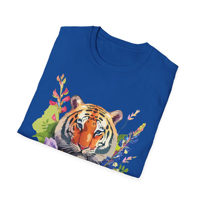 Tiger Shirt Unisex Gildan Softstyle Tee 100 Percent Ring Spun Cotton