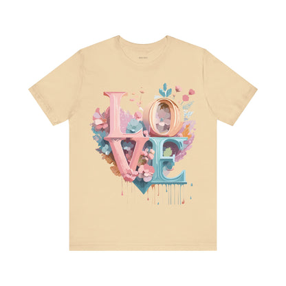 Natural Cotton Tee Shirt - Love story Collection Printify