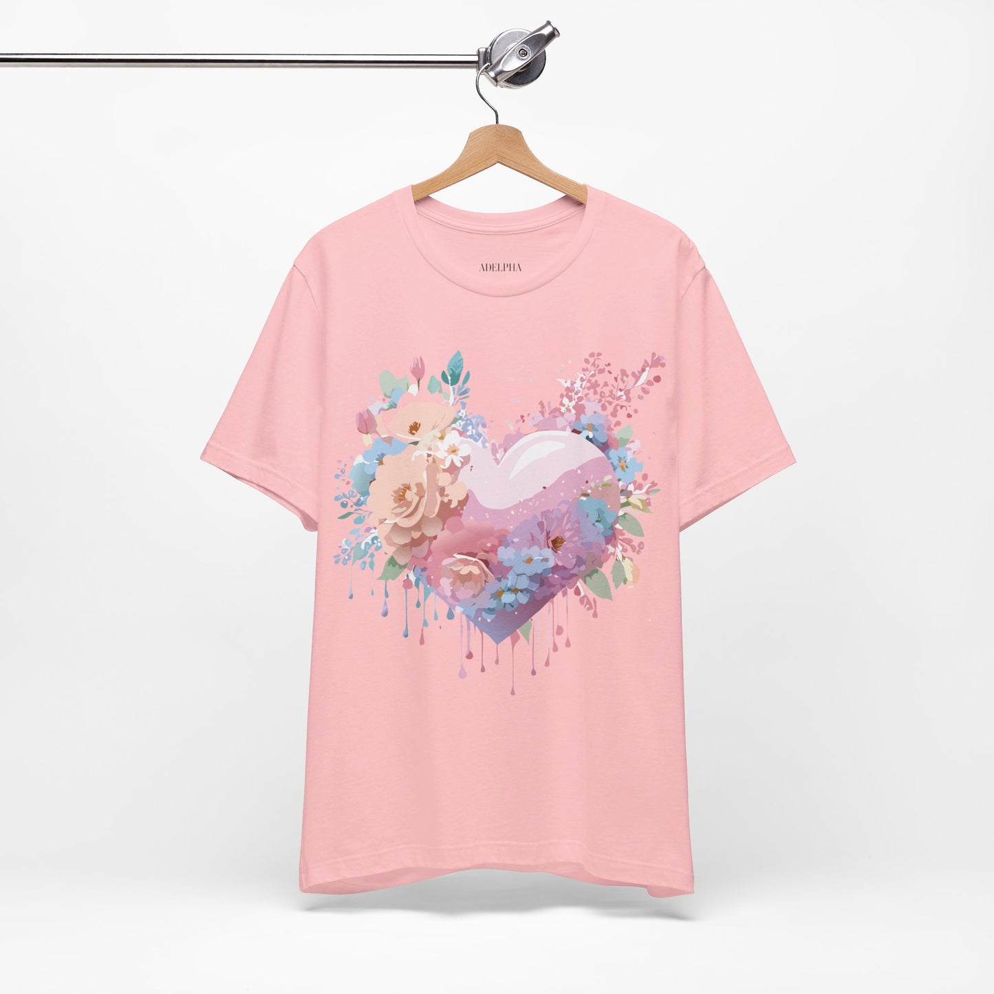 T-Shirt aus natürlicher Baumwolle – Love Story-Kollektion