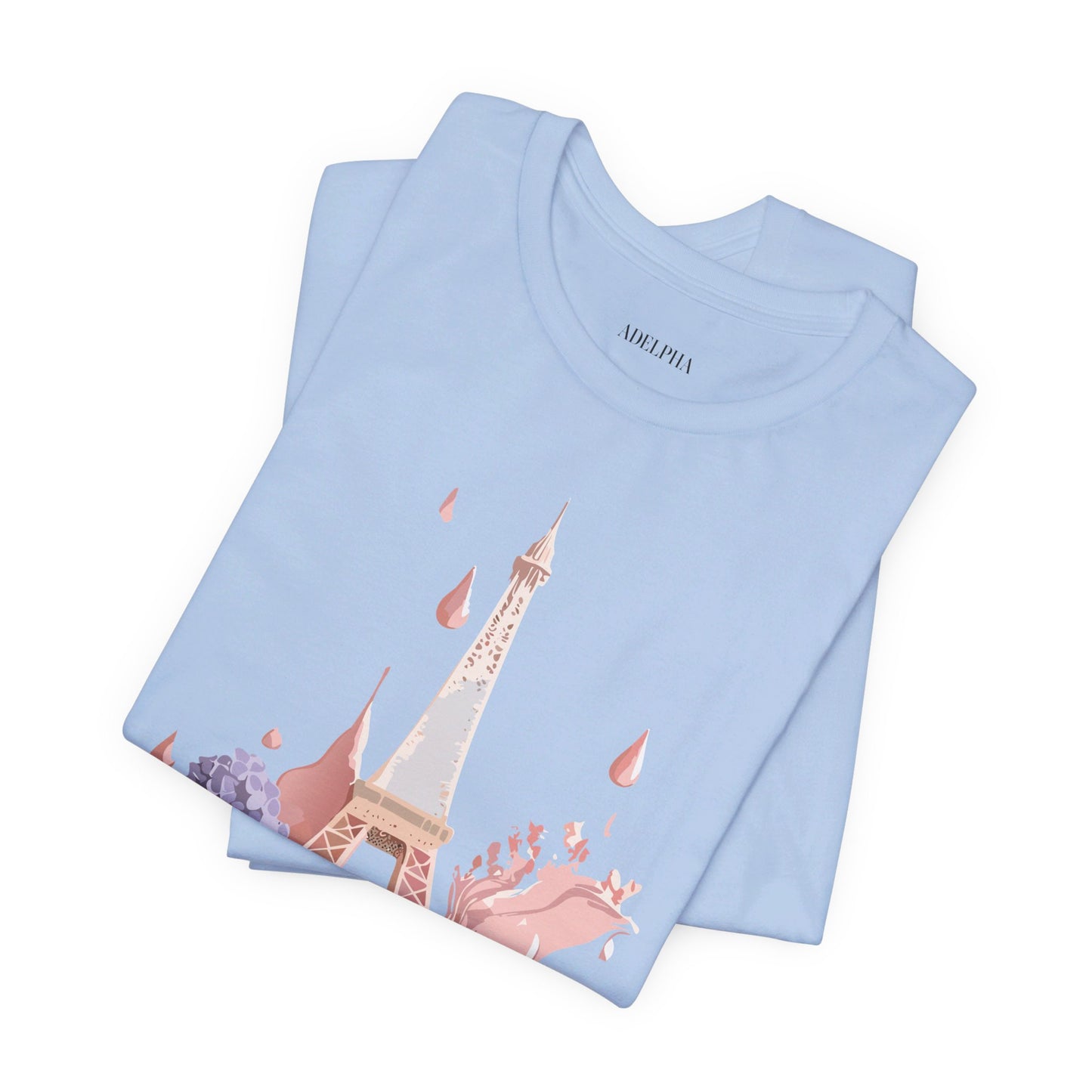 Natural Cotton Tee Shirt - Beautiful Places Collection - Paris