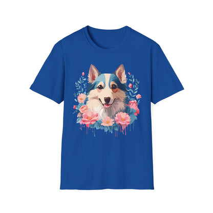 Dog Shirt Unisex Animal Tee Softstyle Cotton Lightweight Breathable