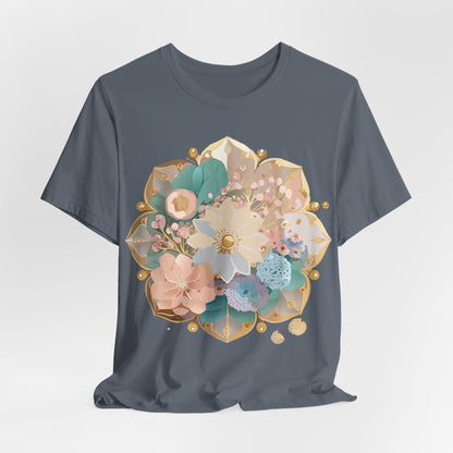 Natural Cotton Tee Shirt - Medallion Collection Printify