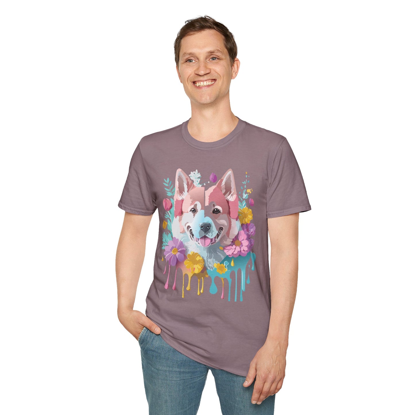 Dog Shirt, Shirt with Dog, Animal Tee, Shirt with Animals