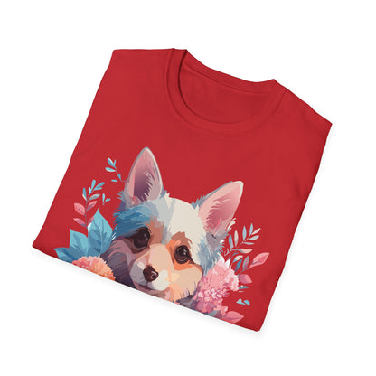 Dog Shirt Unisex Animal Print Tee With Cute Dog Designs And Comfort
