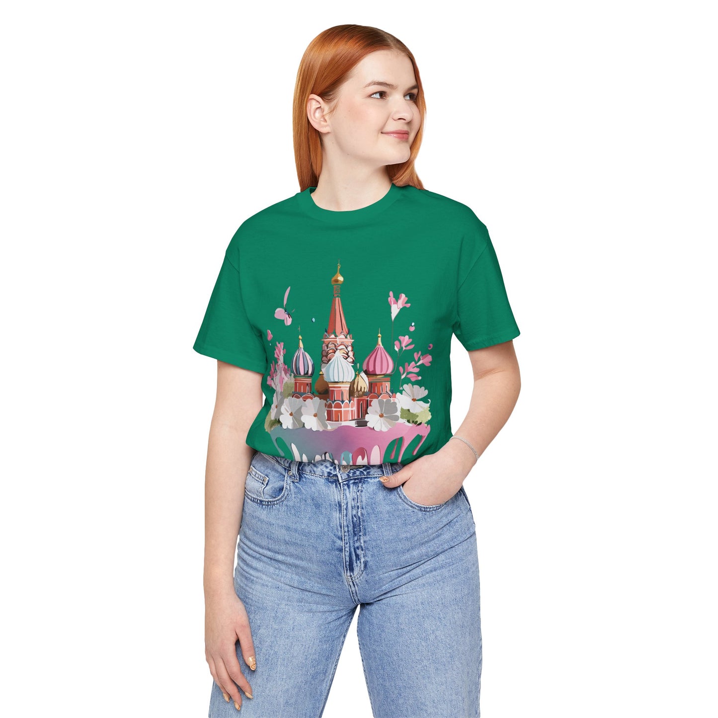 Natural Cotton Tee Shirt - Beautiful Places Collection - Moscow