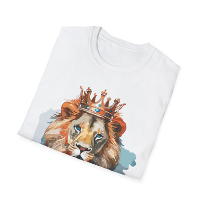 Lion Shirt Unisex Animal Tee Gildan Softstyle 64000 100 Percent Ring Spun Cotton
