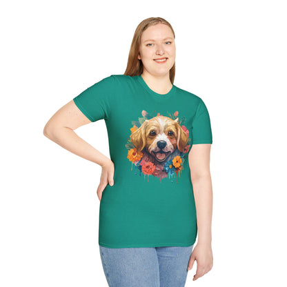 Dog Shirt Unisex Animal Tee Softstyle 64000 Gildan Cotton Tee