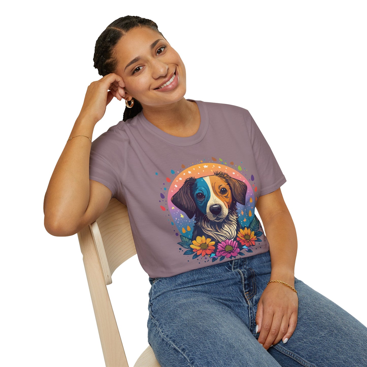 Dog Shirt, Shirt with Dog, Animal Tee, Shirt with Animals
