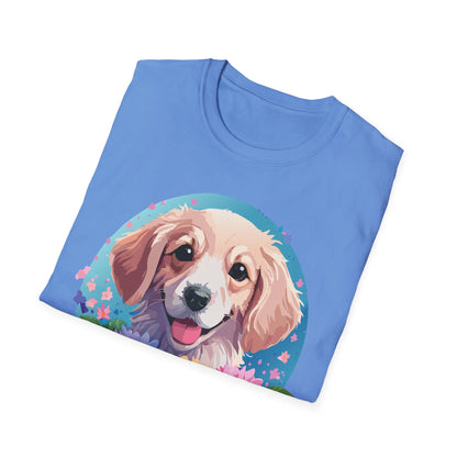 Unisex Dog Shirt Animal Tee Gildan Softstyle 64000 100 Percent Cotton