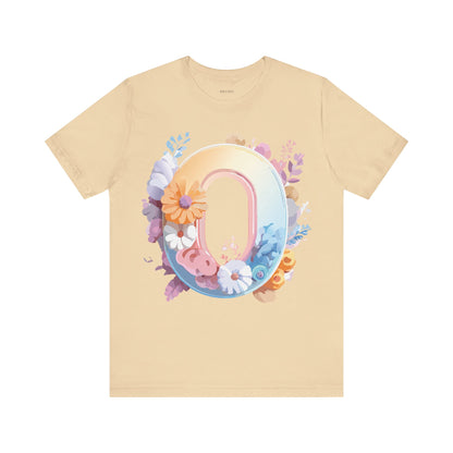 Natural Cotton Tee Shirt - Letters Collection - O Printify