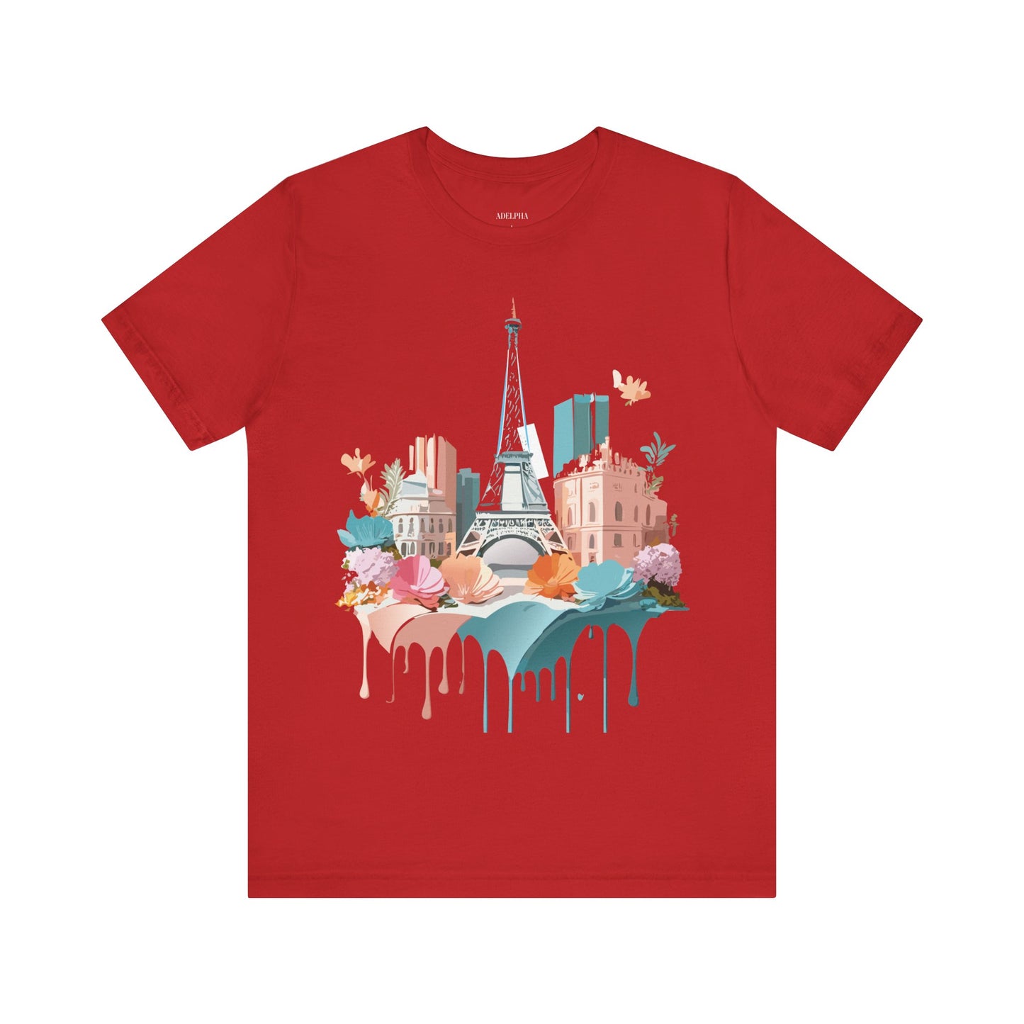 Natural Cotton Tee Shirt - Beautiful Places Collection - Paris