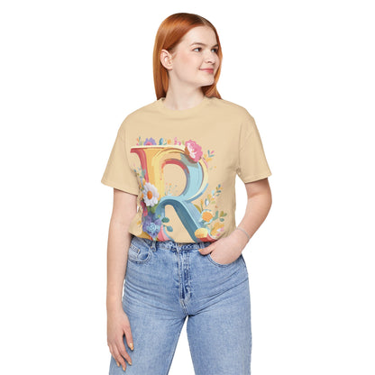 Letter Shirt, Letter R Shirt - ADELPHA
