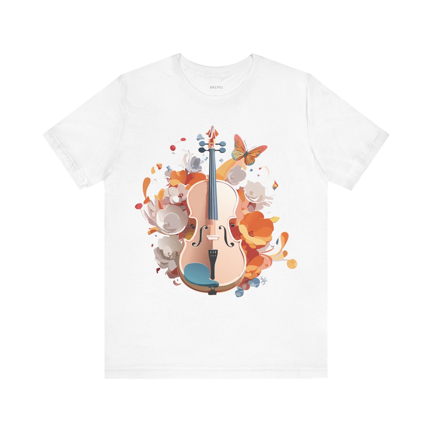 T-Shirt aus natürlicher Baumwolle – Musikkollektion