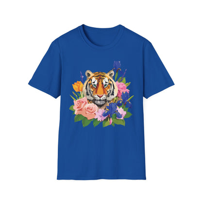 Tiger Shirt Unisex Animal Tee Gildan Softstyle 64000 100 Percent Cotton