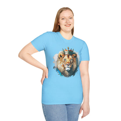 Lion Shirt Unisex Animal Tee Softstyle 64000 100 Percent Ring Spun Cotton