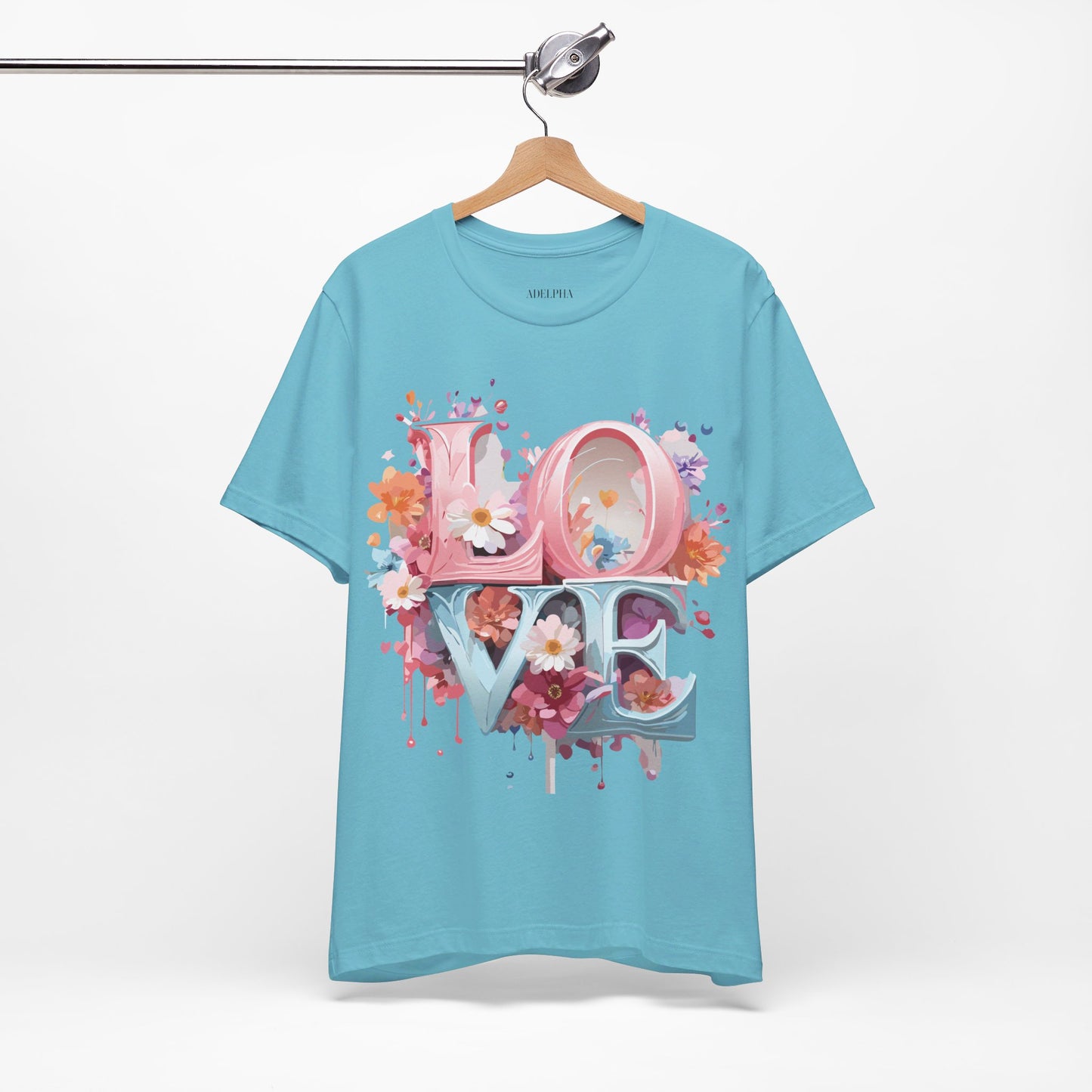 T-Shirt aus natürlicher Baumwolle – Love Story-Kollektion