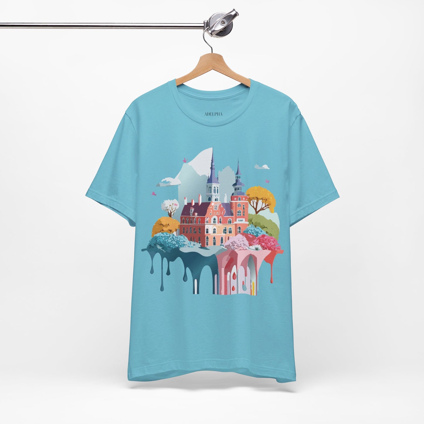 Natural Cotton Tee Shirt - Beautiful Places Collection - Warnemünde and Rostock - Germany