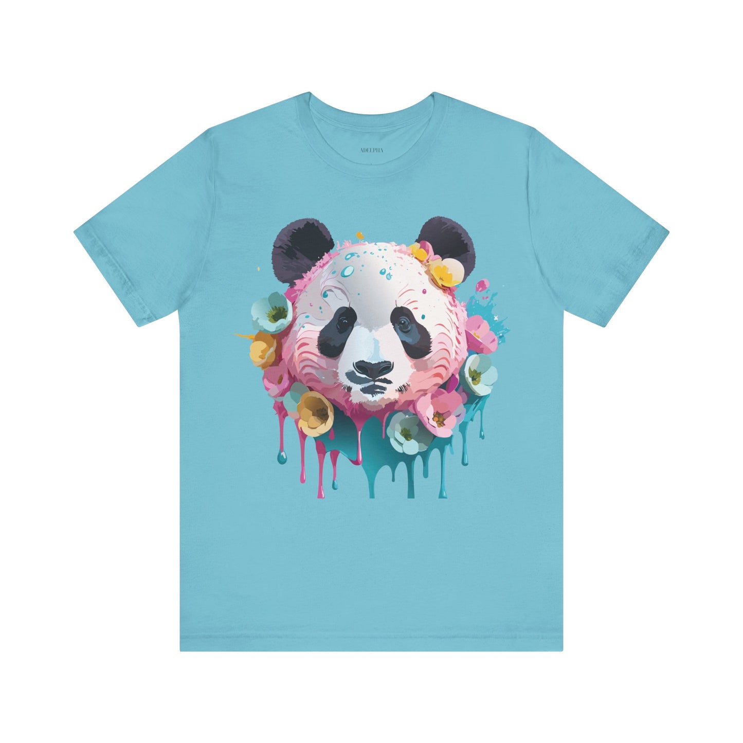 T-Shirt aus natürlicher Baumwolle mit Panda