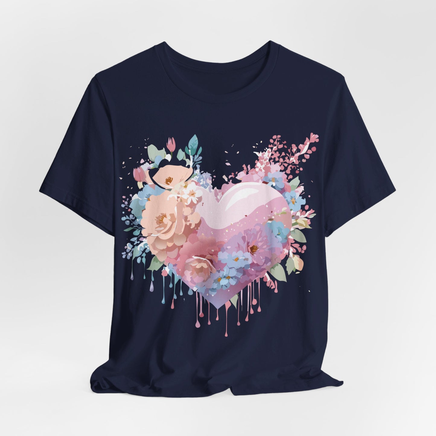 T-Shirt aus natürlicher Baumwolle – Love Story Collection