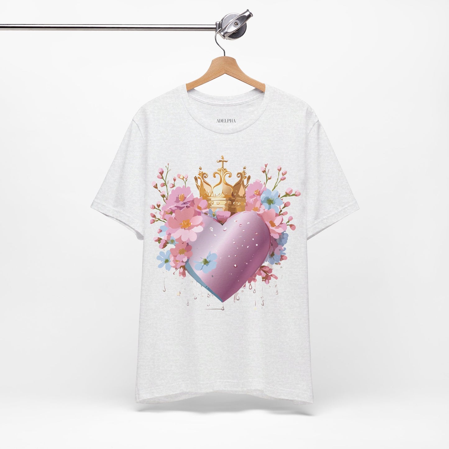 T-Shirt aus natürlicher Baumwolle – Love Story-Kollektion