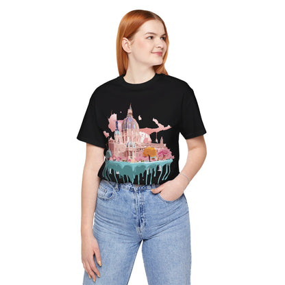 Natural Cotton Tee Shirt - Beautiful Places Collection - Vienna Printify