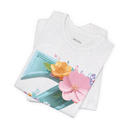 Natural Cotton Tee Shirt - Letters Collection - Z Printify