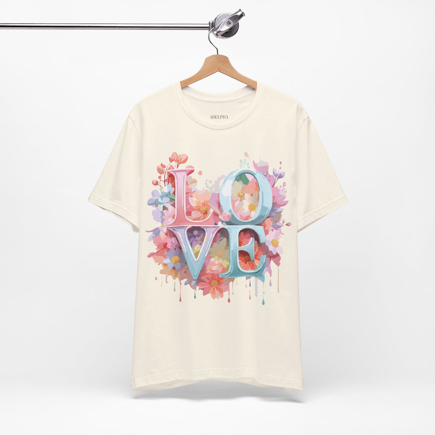 T-shirt en coton naturel - Collection Love story