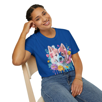 Dog Shirt Unisex Tee Softstyle Cotton Comfort for Animal Lovers