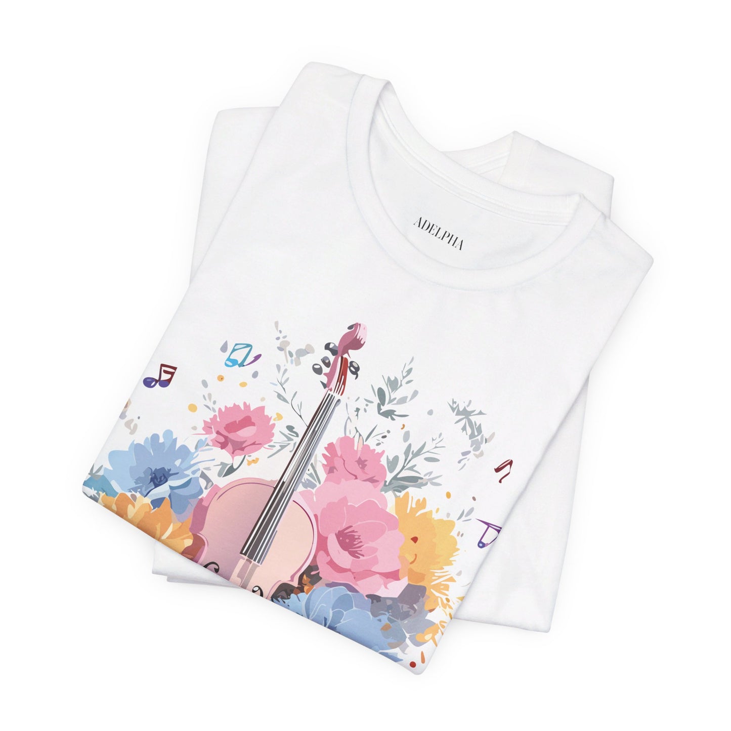 Natural Cotton Tee Shirt - Music collection