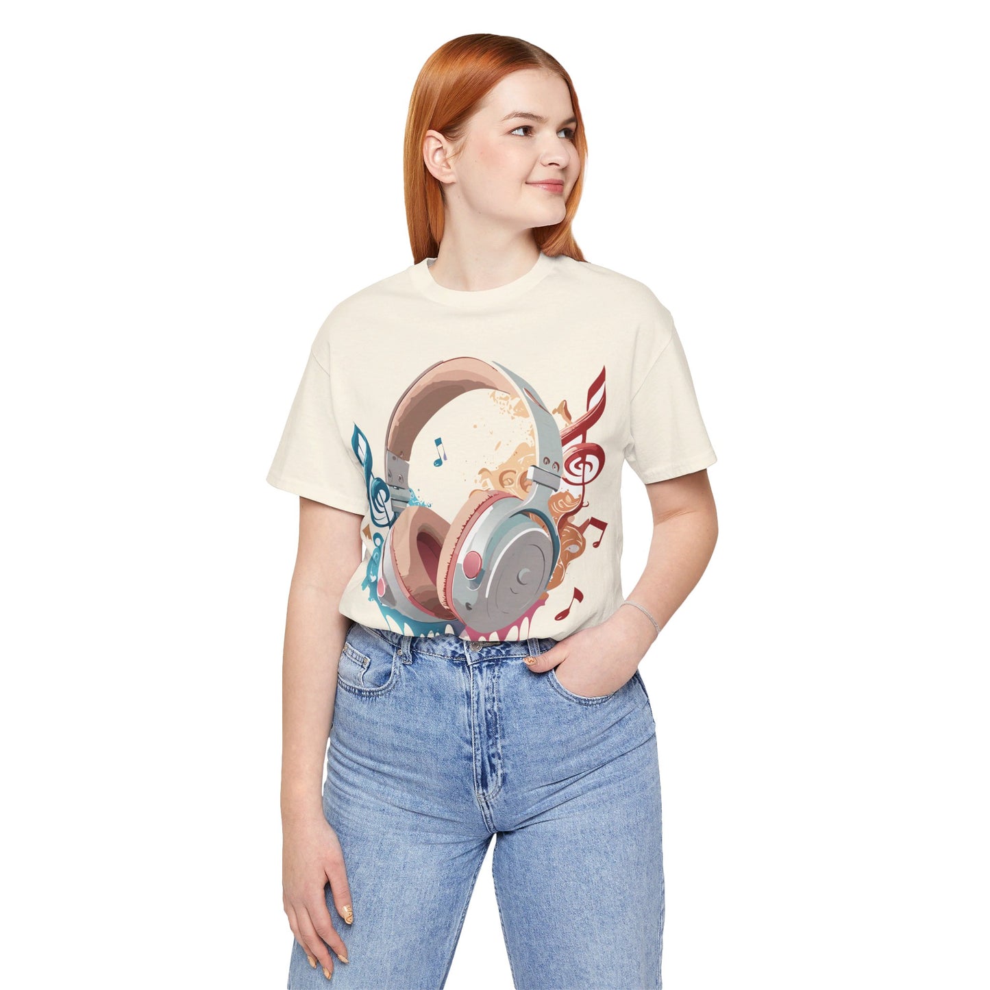 T-shirt en coton naturel - Collection Musique