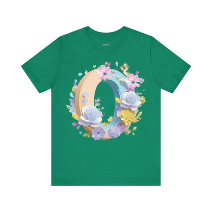 Natural Cotton Tee Shirt - Letters Collection - O Printify