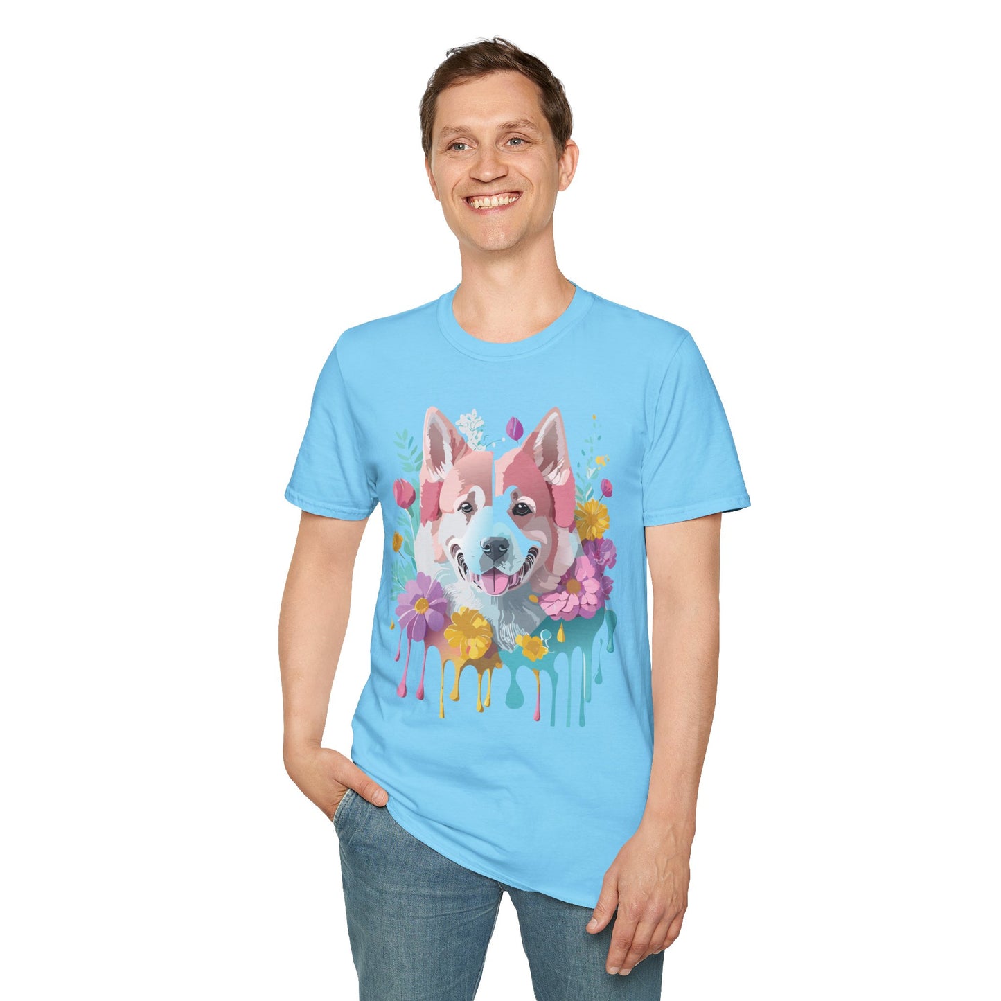 Dog Shirt, Shirt with Dog, Animal Tee, Shirt with Animals