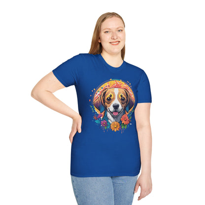 Dog Shirt Unisex Animal Tee Gildan 64000 Softstyle Ring Spun Cotton