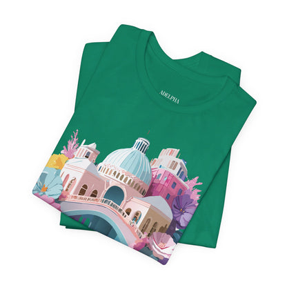 Natural Cotton Tee Shirt - Beautiful Places Collection - Venice Printify