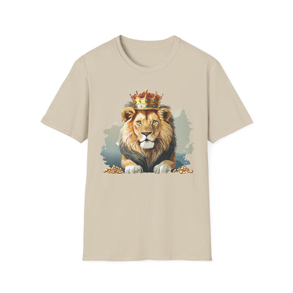 Lion Shirt Unisex Animal Tee Gildan Softstyle 64000 Comfort Fit