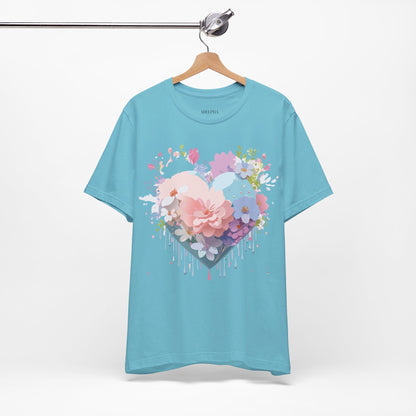Natural Cotton Tee Shirt - Love story Collection Printify