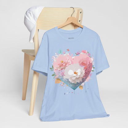 Natural Cotton Tee Shirt - Love story Collection Printify