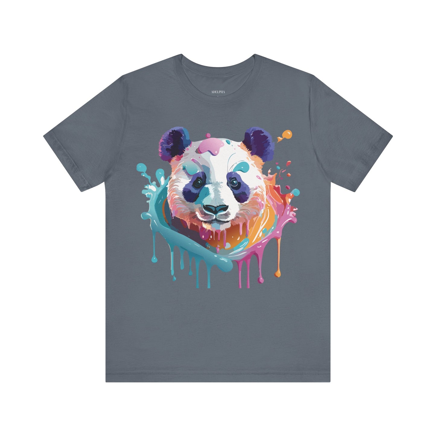 T-shirt en coton naturel avec panda