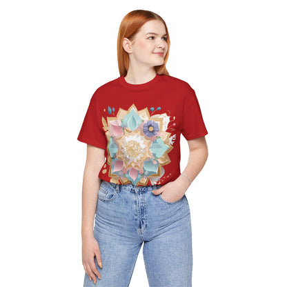 Natural Cotton Tee Shirt - Medallion Collection Printify