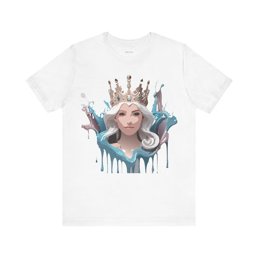 T-Shirt aus natürlicher Baumwolle – Queen Collection