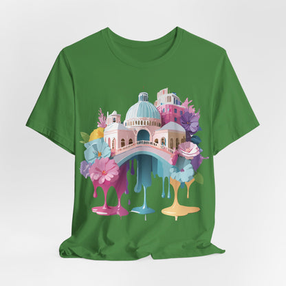 Natural Cotton Tee Shirt - Beautiful Places Collection - Venice Printify