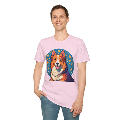 Unisex Dog Shirt Animal Print Tee Gildan Softstyle 64000 Tee
