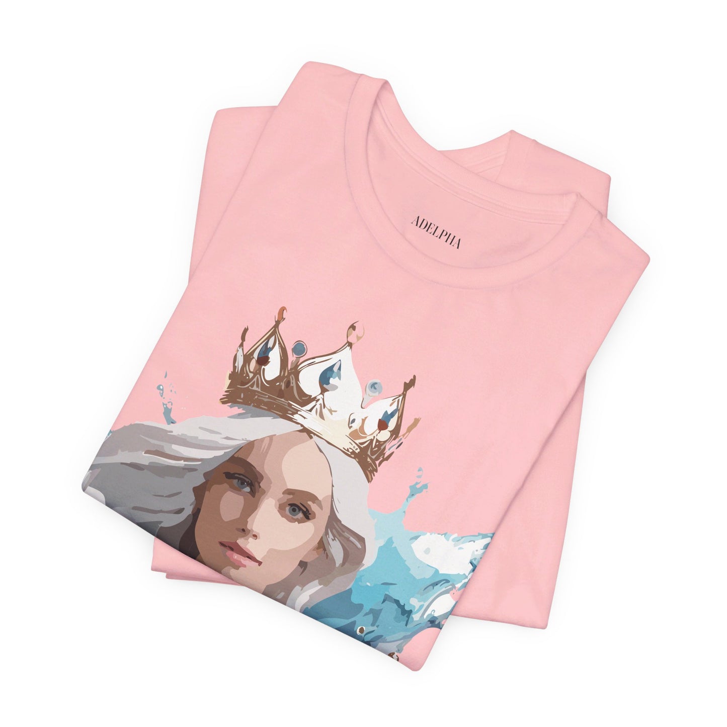 T-Shirt aus natürlicher Baumwolle – Queen Collection