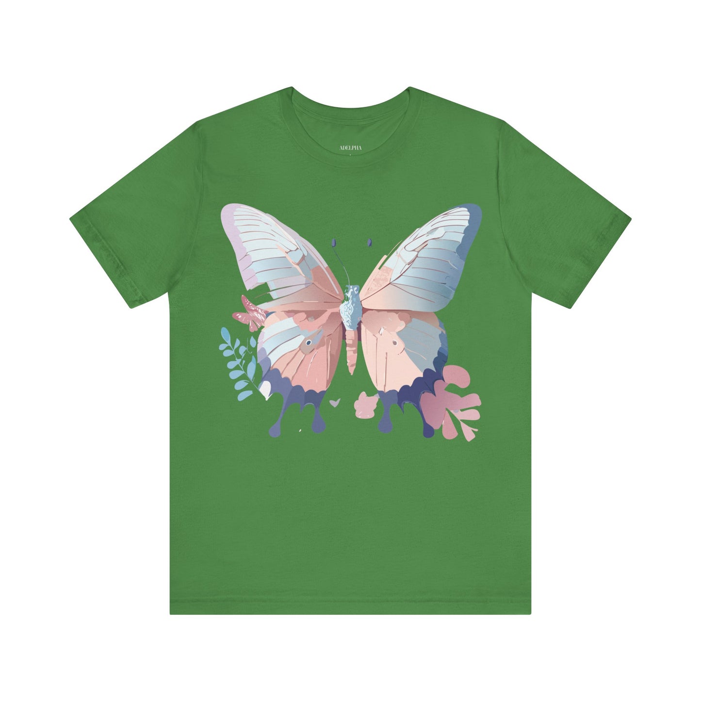 T-shirt en coton naturel avec papillon