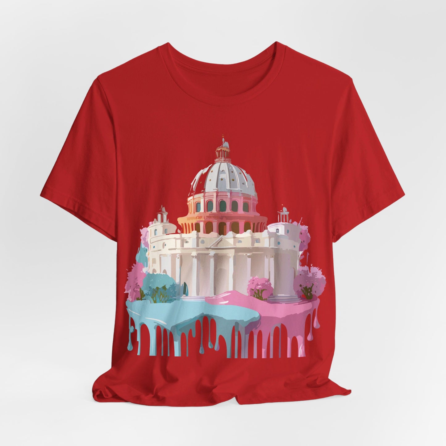 Natural Cotton Tee Shirt - Beautiful Places Collection - Rome