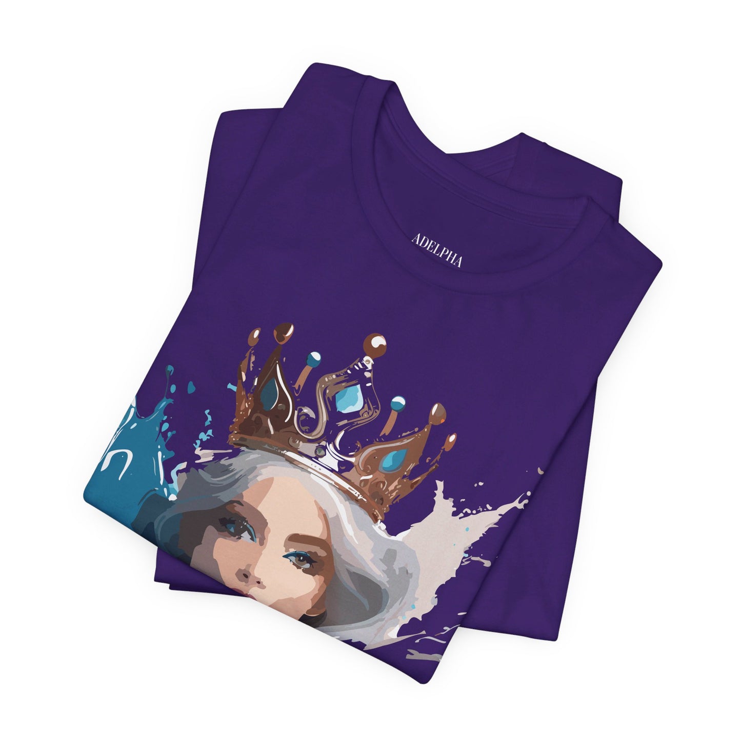 T-Shirt aus natürlicher Baumwolle – Queen Collection