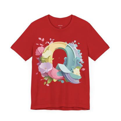 Letter Shirt, Letter Q Shirt - ADELPHA