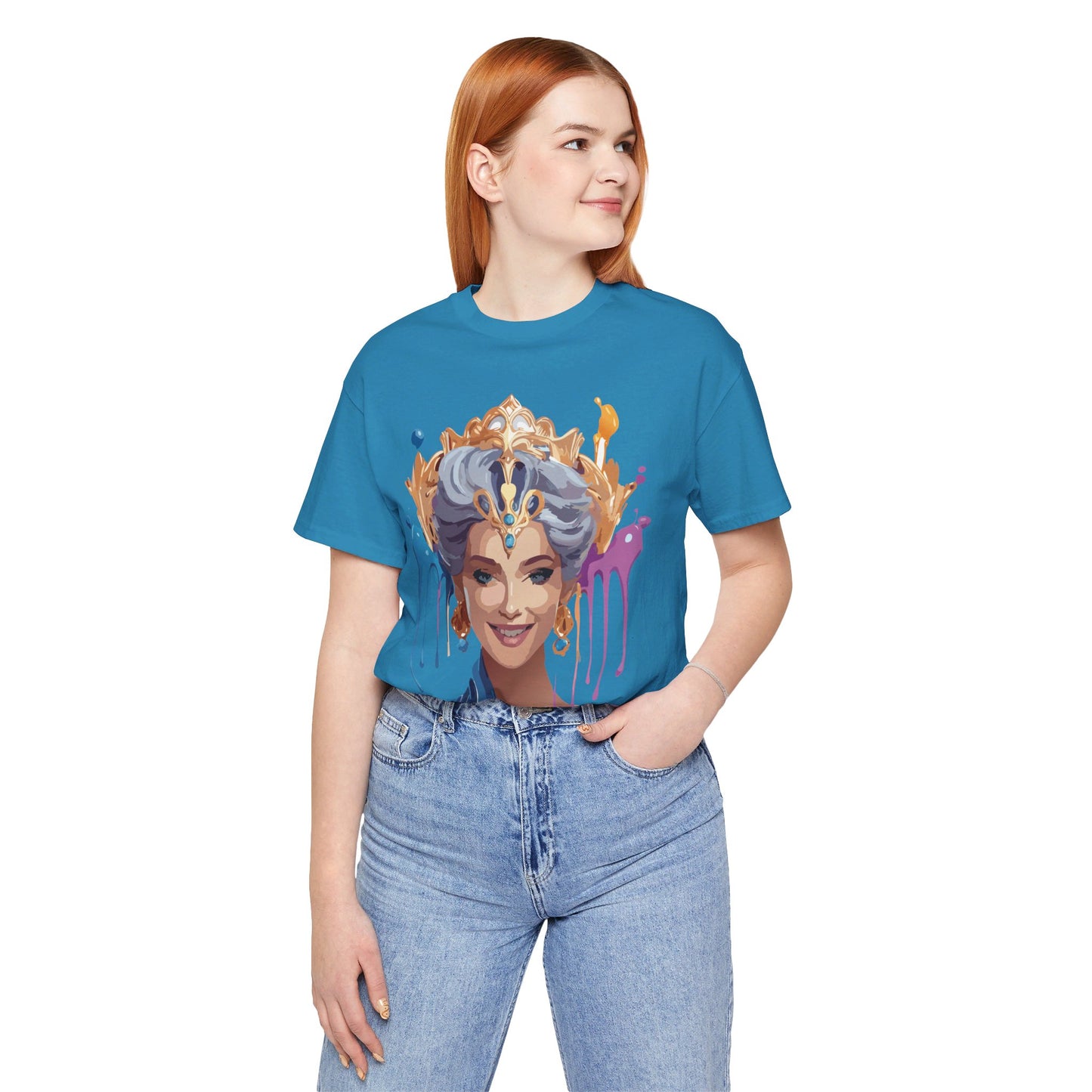 Natural Cotton Tee Shirt - Queen Collection